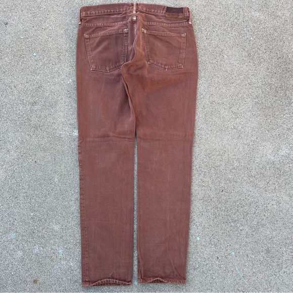 Vintage J Crew 484 Jeans made in USA milk chocolate size 31 - Picture 1 of 11